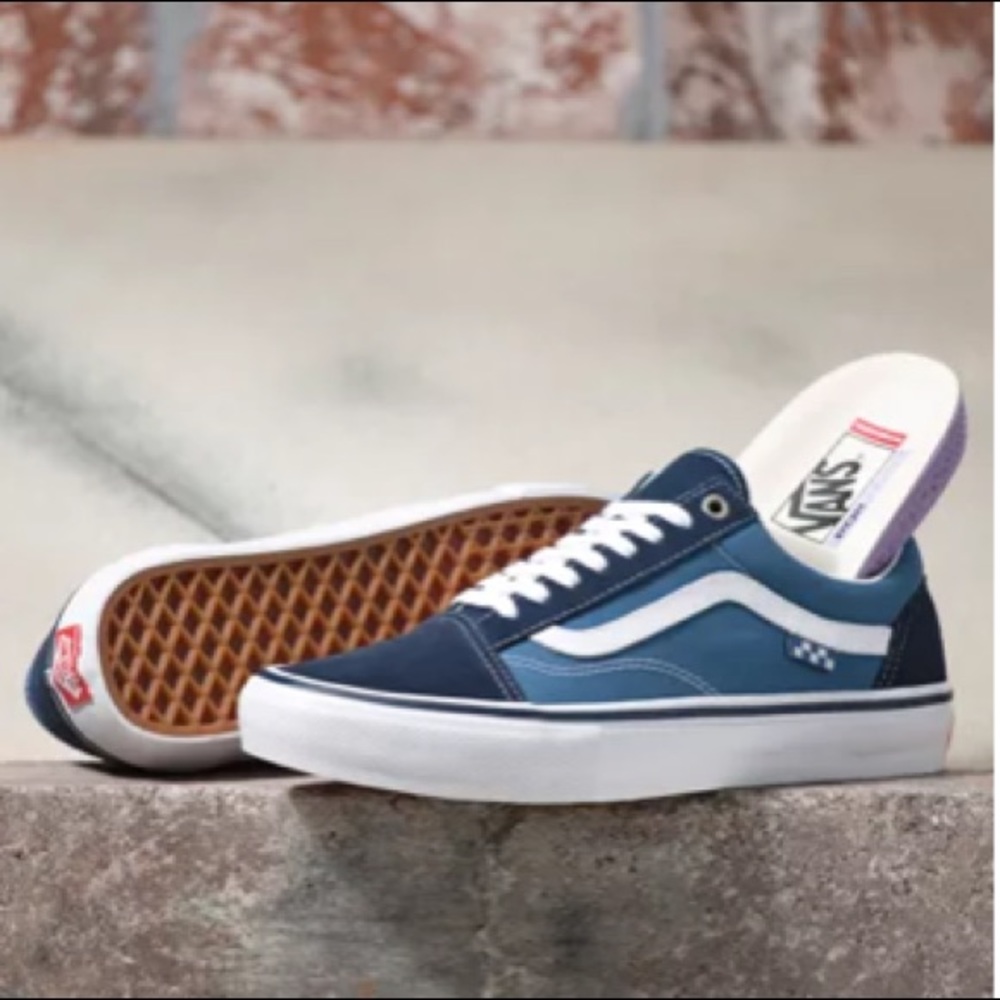 Vans, 9 1/2, blue